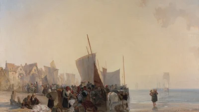 В память о художнике XIX века Ричарде Парксе Бонингтоне