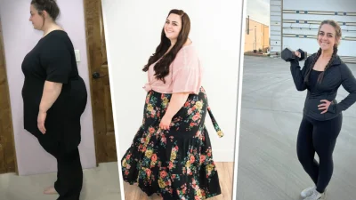 Женщина весом почти 180 кг за 2 года похудела на 95 кг естественным путём