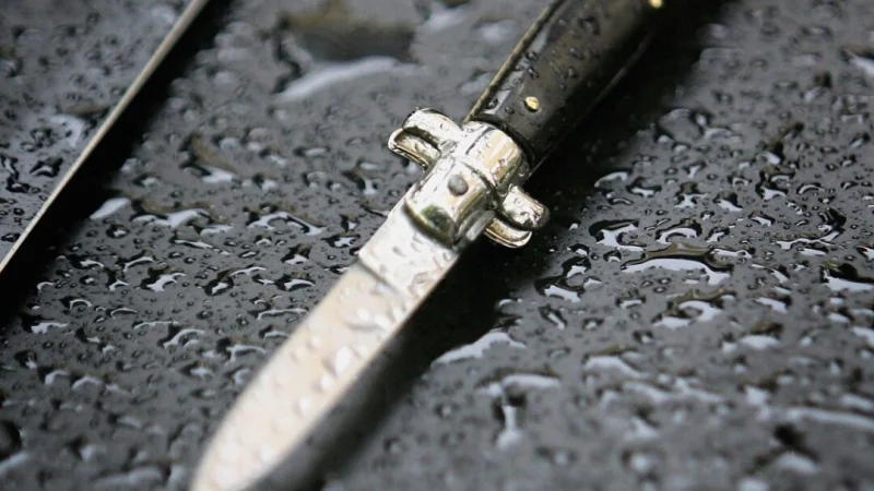 В США поняли, что запрет на ношение выкидных ножей нарушает Конституцию Выкидной нож. (Daniel Berehulak/Getty Images) | Epoch Times Россия