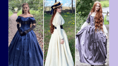 Девушка увлеклась модой Средневековья и шьёт одежду той эпохи