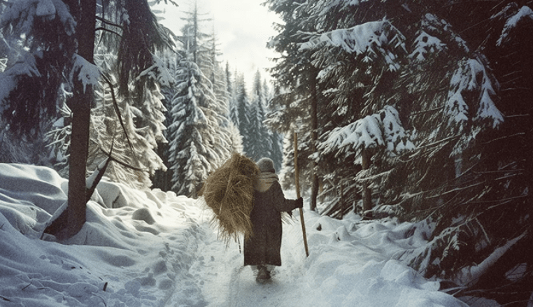 Отшельница: Жизнь в земном мире — лишь коридор в мир иной (Public Domain)
