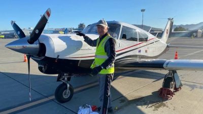 Авиаторы-путешественники из Новой Зеландии прилетели на Сахалин