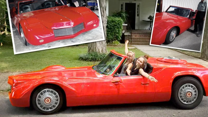 95-летний мужчина собрал сверхмощный гоночный родстер из деталей Cadillac, Lincoln и Camaro 95-летний житель штата Кентукки построил гибридный гоночный автомобиль, используя детали от 10 разных моделей. (Courtesy of Kristi Johnson)