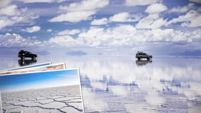 Крупнейший в мире солончак Салар-де-Уюни превращается в гигантское зеркало после дождя