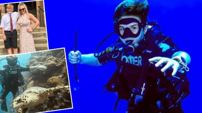 11-летний мальчик побил мировой рекорд по погружению с аквалангом