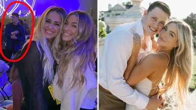 Молодожёны обнаружили на фотографиях, что до знакомства были  в полутора метрах друг от друга