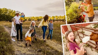 Родители шестерых детей обучают их на дому, прививая ответственность и трудолюбие