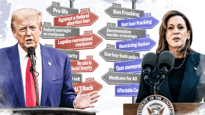 4 политических вопроса, по которым Харрис и Трамп изменили свою позицию