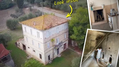 Супруги купили обветшалую итальянскую виллу, чтобы жить на морском побережье