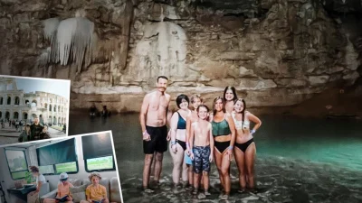 Семья из Теннесси обучается на дому, путешествуя по древним городам и удивительным местам