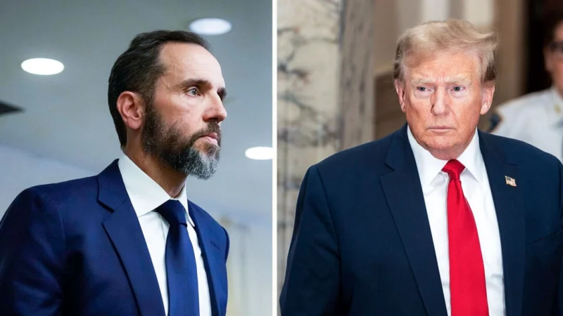 С Трампа сняли обвинения Специальный советник Джек Смит в Вашингтоне 1 августа 2023 года. (Drew Angerer/Getty Images); Дональд Трамп. (David Dee Delgado/Getty Images) | Epoch Times Россия