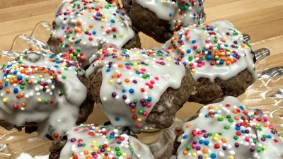 Шоколадно-перечное печенье