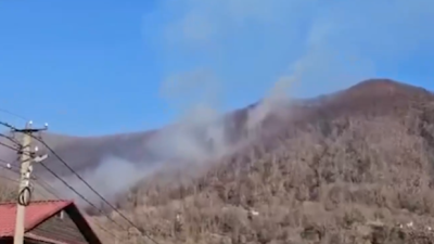 В Сочи горит Национальный парк (видео)