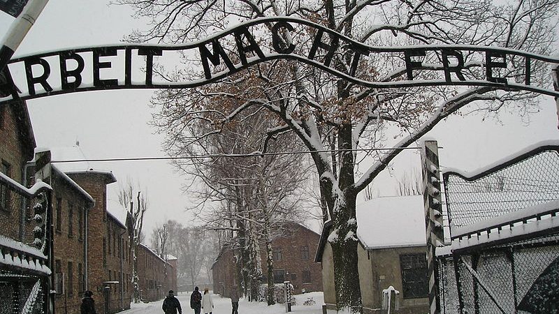
Ворота лагеря с надписью «Труд освобождает» (Arbeit macht frei). ( (WT-en) Stewartward из английский Викигид      /wikipedia.org/Общественное достояние | Epoch Times Россия