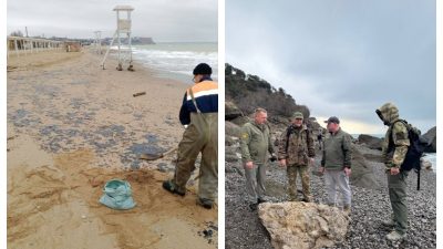 В Севастополе объявлен режим ЧС из-за мазута на пляжах