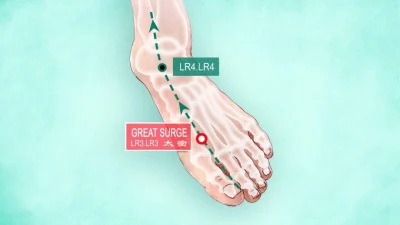 Акупунктура Хуань Тяо помогает тазобедренным суставам оставаться сильными