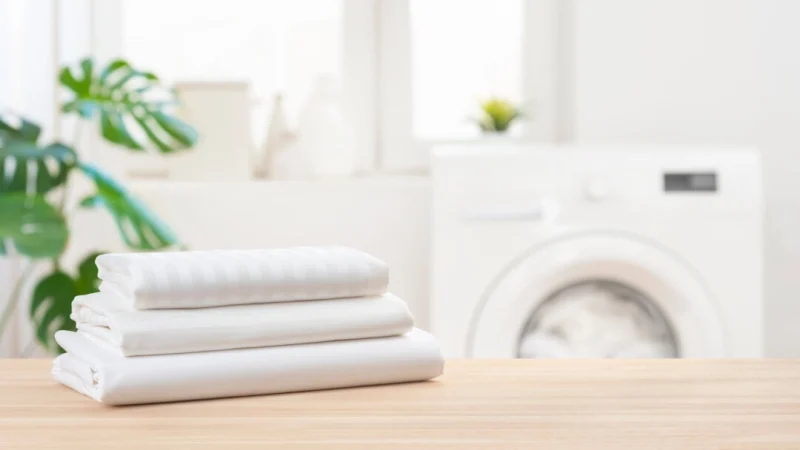 Белый уксус удаляет пятна и придаёт яркость белой одежде. (Didecs/Shutterstock) | Epoch Times Россия