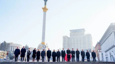 Европейские лидеры прибывают в Киев, чтобы заявить о своей значимости