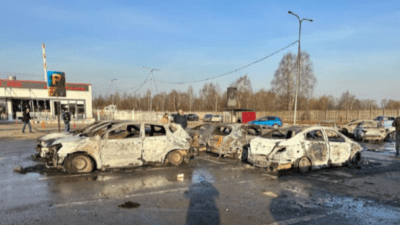 Атака ВСУ в Домодедово: есть погибший и пострадавшие, сгорели 20 автомобилей