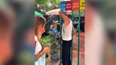 Тайский ресторан даёт скидки клиентам, пролезшим через щель (видео)