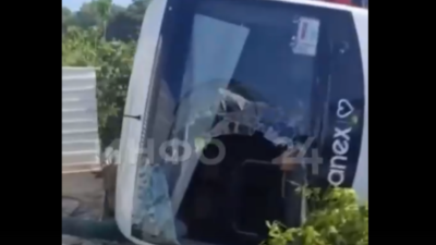 18 россиян пострадали в результате ДТП в Турции (видео)