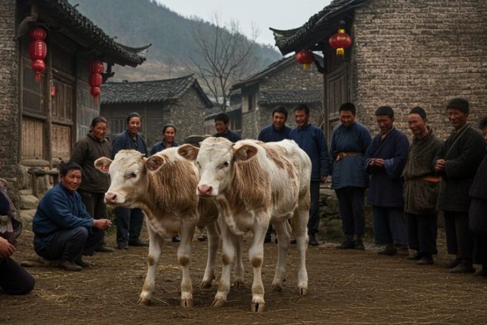 Реальная история кармического возмездия: китаец за грехи переродился в быка