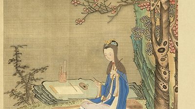 Цай Вэньцзи унаследовала необыкновенный интеллект и литературный талант отца. (Изображение: Pubic Domain) Знаменитая история о возвращении пленённой красавицы Вэньцзи на родину