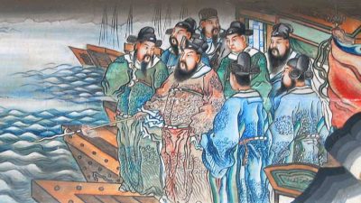 Знаменитая история о возвращении пленённой красавицы Вэньцзи на родину