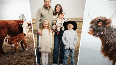 Семья из штата Вашингтон переехала из города, чтобы выращивать скот на собственном ранчо
