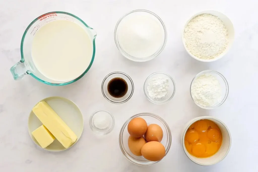 Заварные пирожные с кремом