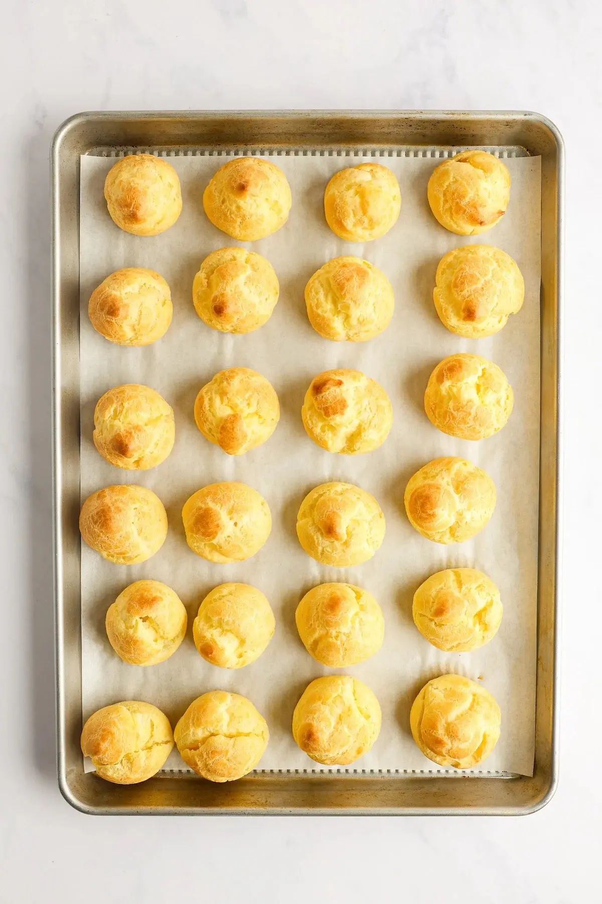 Заварные пирожные с кремом