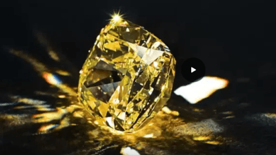 Самый крупный в России бриллиант «Новое Солнце» продадут с аукциона (видео)