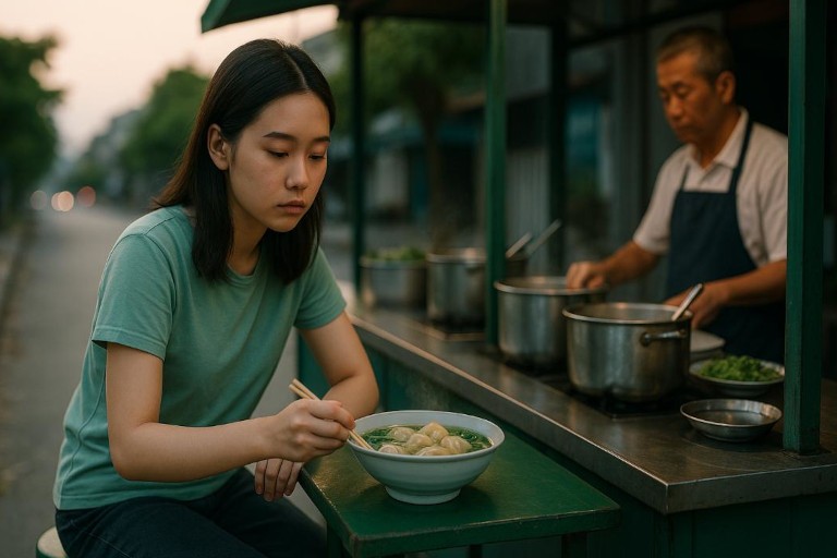 Миска лапши от незнакомца пробудила в сердце девочки благодарность к матери