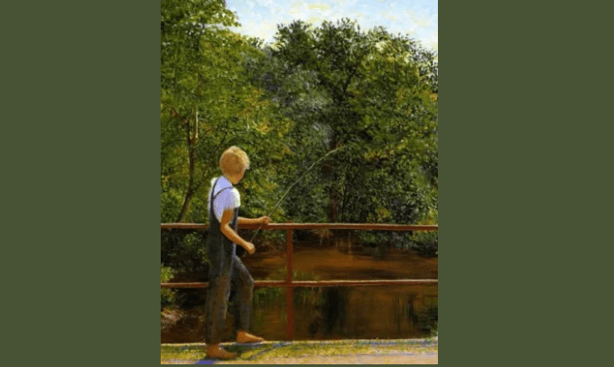 «Мальчик на рыбалке» Лиллы Кэбот Перри. В этом рассказе Л. М. Монтгомери мальчик получает от матери важный урок. (Public Domain) | Epoch Times Россия