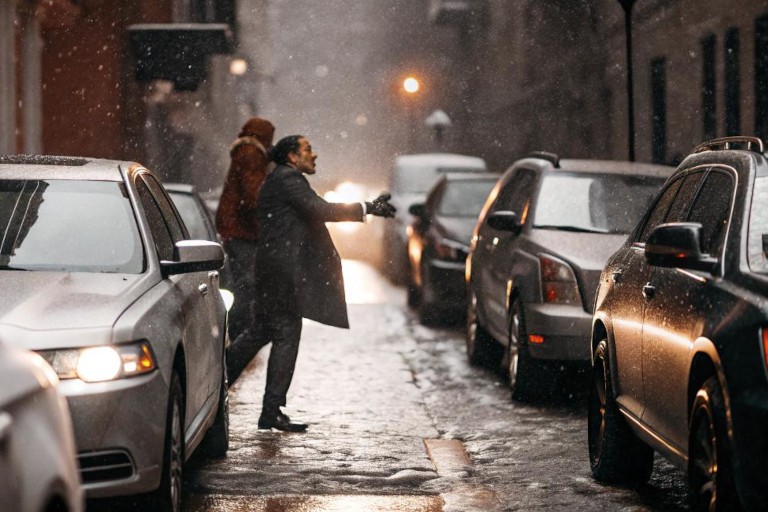 Спор о парковочном месте стал уроком человечности