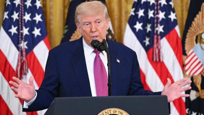 Президент Дональд Трамп в Восточном зале Белого дома 12 июня 2025 года. (Saul Loeb/AFP via Getty Images) | Epoch Times Россия