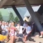 Горный курорт в Сочи: акция привела к давке и конфликту (видео)