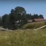 Опубликовано видео обрушения моста под верующими в Вологодской области
