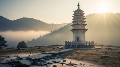 Чудеса в древнем Юньнане: разрушенные землетрясением пагоды восстановились сами