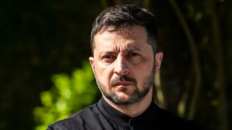 Президент Украины Владимир Зеленский выступает на пресс-конференции в замке Марселисборг в Орхусе, Дания, 3 июля 2025 года. (Martin Sylvest Andersen/Getty Images) | Epoch Times Россия