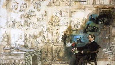 Распорядок дня Чарльза Диккенса: погружение в холодную воду, длительные прогулки и работа