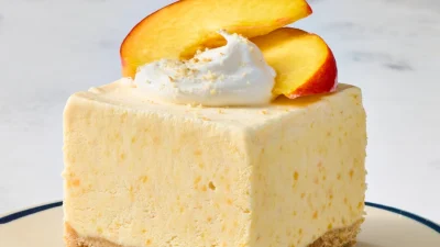 Пирожное «Замороженные персики и сливки»