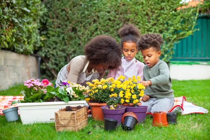 Знакомство детей с садоводством