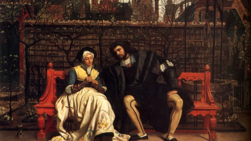 «Фауст и Маргарита в саду», 1861 год, Джеймс Тиссо. (Public Domain) | Epoch Times Россия
