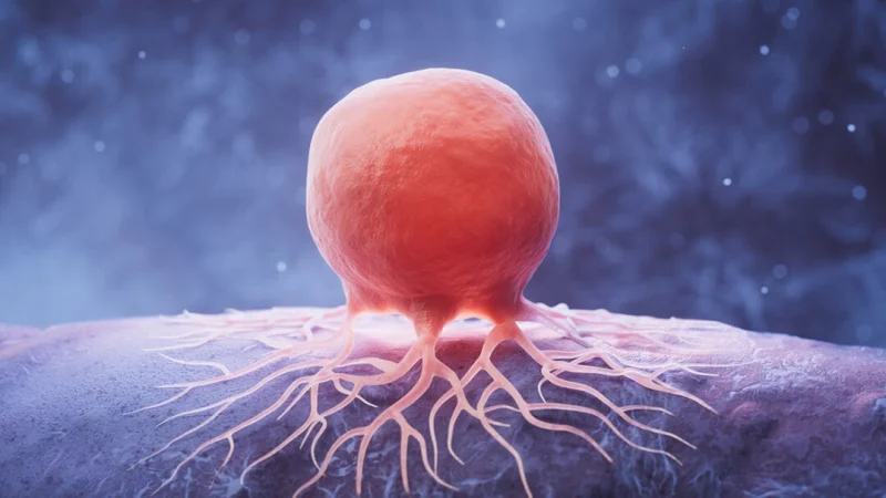 Биологическая раковая клетка и заболевание, 3D-рендеринг. (3D illustration). | Epoch Times Россия