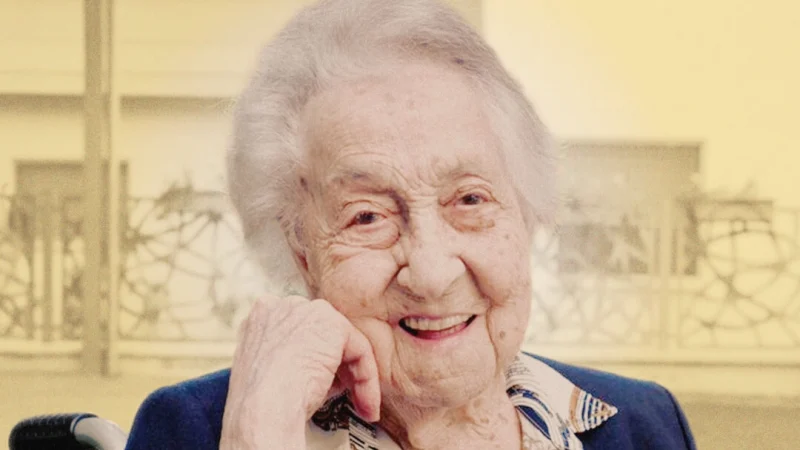 Мария Браньяс Морера в 2019 году в возрасте 112 лет. (Courtesy Manel Esteller/Maria Branyas family via Eloy Santos)