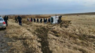 Автобус с юными футболистами перевернулся под Челябинском