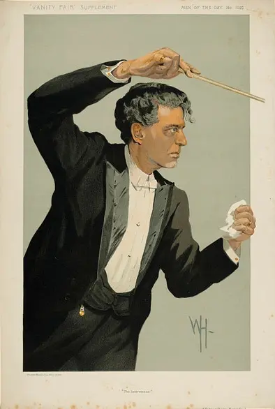 Карикатура на Масканьи в выпуске журнала Vanity Fair за 1912 год. (Public Domain)