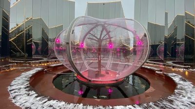 Зимняя сказка от Галицкого: краснодарский парк преобразился к праздникам (видео)