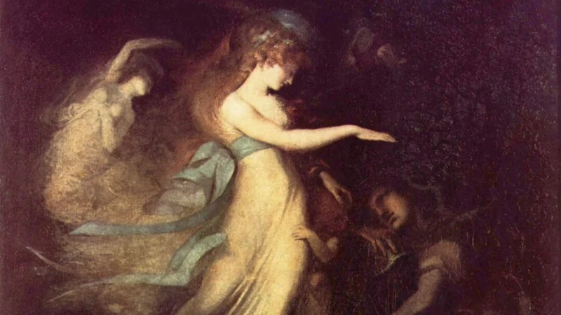 «Принц Артур и королева фей», около 1788 года, Иоганн Генрих Фюссли. (Public Domain) | Epoch Times Россия